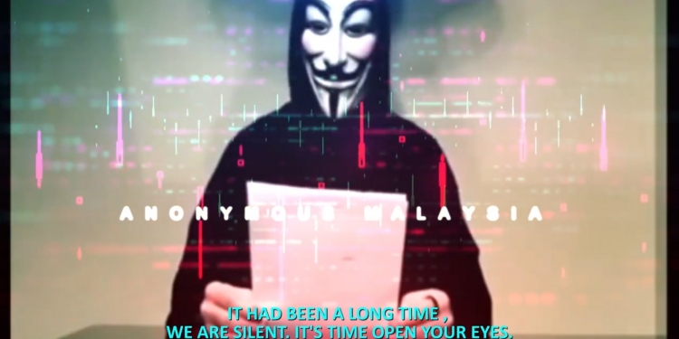Penggodam Anonymous beri amaran kepada kerajaan Malaysia terhadap kebocoran data peribadi
