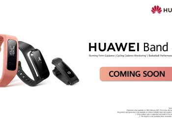Pantau jejak langkah lebih jitu dengan Huawei Band 4e, akan dilancarkan di Malaysia