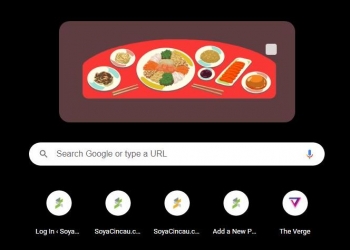 Berasal dari Malaysia, Yee Sang dipaparkan sebagai Doodle Google