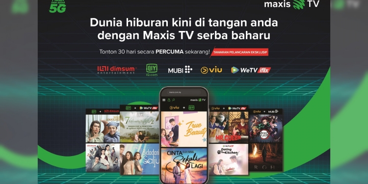 Maxis TV diperbaharui dengan tawaran percuma 30-hari, terbuka untuk semua