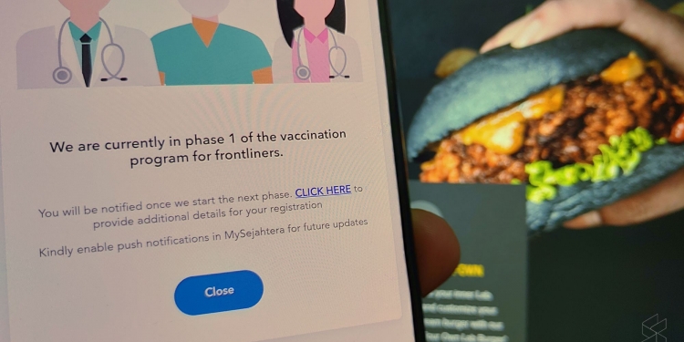 Kedai makan ini beri diskaun 15% bila anda daftar untuk terima vaksin COVID-19 di MySejahtera