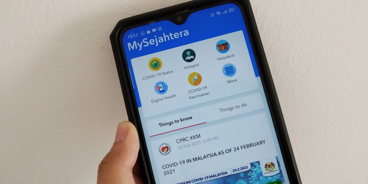 MySejahtera ada hampir 21 juta pengguna aktif, 637 ribu telah daftar vaksinasi Covid melaluinya
