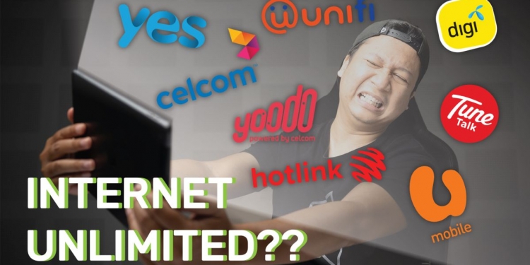 Ini ialah 8 telco yang ada pas prabayar Internet Unlimited