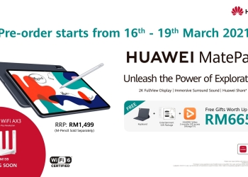 Huawei MatePad 10.4 lebih besar dan MateStation S akan mula dijual pada 20 Mac