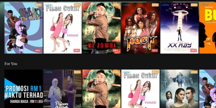 Tonton Cinema sediakan koleksi filem Melayu hangat pada harga serendah RM1