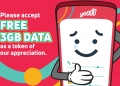 Yoodo minta maaf dan beri 3GB data percuma untuk semua pengguna