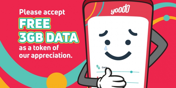 Yoodo minta maaf dan beri 3GB data percuma untuk semua pengguna