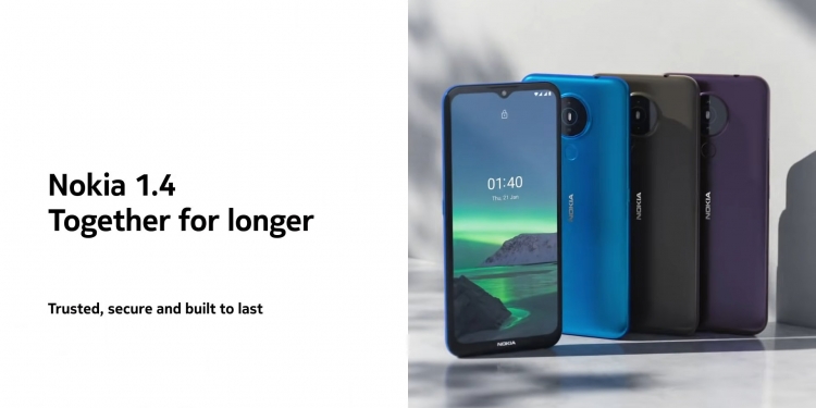 Nokia 1.4, peranti mampu milik terbaru menggunakan Android 11 Go