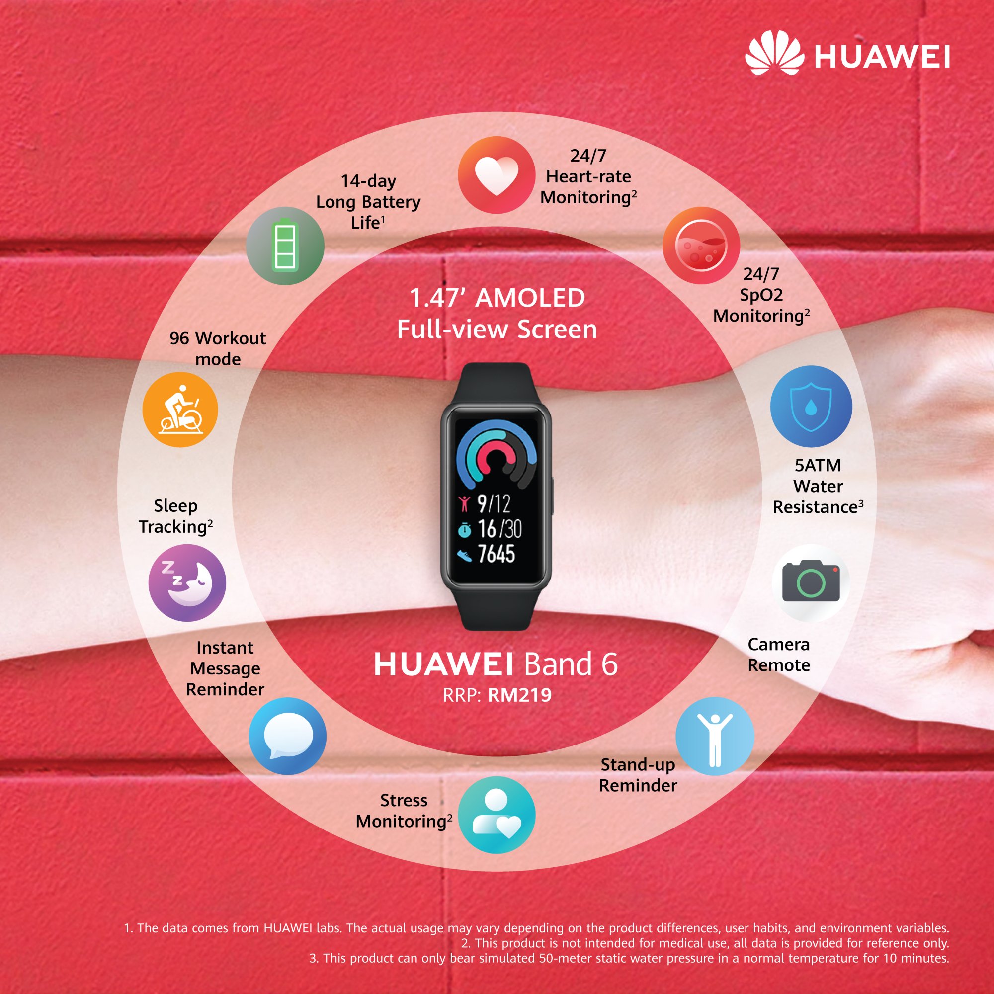 kelebihan huawei band 6