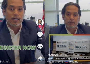 Khairy Jamaluddin aktif di TikTok menentang anti vaksin