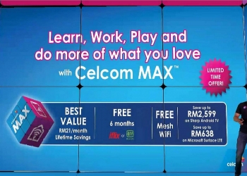 Celcom Max, hanya 1 bil untuk internet di rumah dan mudah alih dengan penjimatan seumur hidup