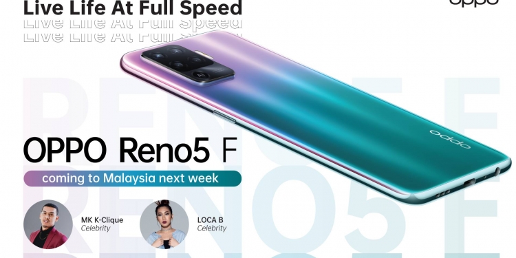 5 unit Oppo Reno 5f boleh dimenangi penonton di majlis pelancarannya