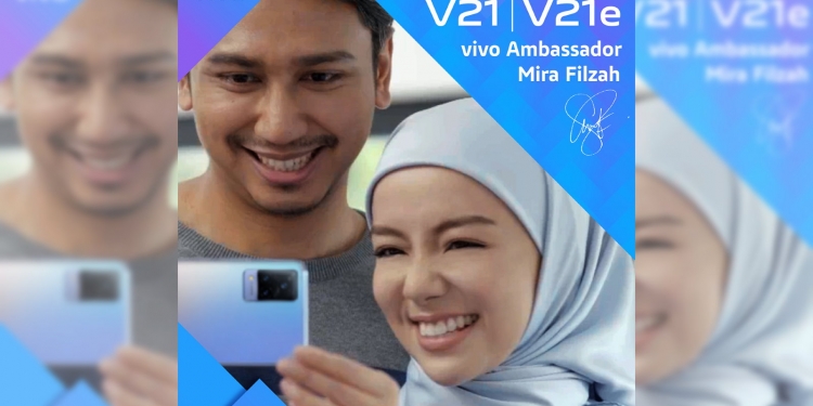 Mira Filzah akan serikan pelancaran siri Vivo V21 di Malaysia