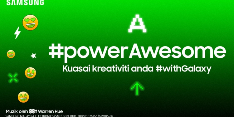 Serlahkan bakat di TikTok dengan #powerAwesome untuk menang Samsung Galaxy A32