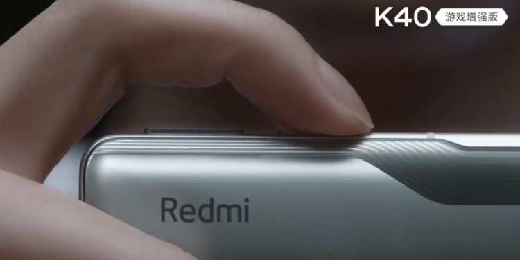 Redmi K40 Gaming tayang butang bahu mekanikal jenis pop-up