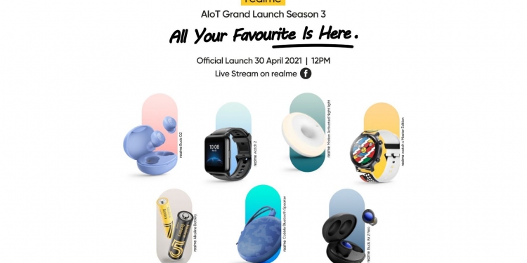 Realme AIoT musim 3 bakal tampilkan 7 produk menarik