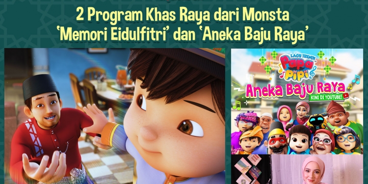Saksikan Boboiboy dan watak ibunya dalam iklan raya Memori Eidulfitri