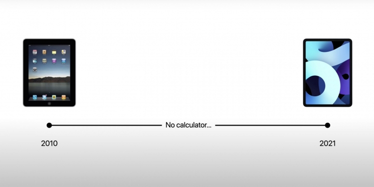 Kenapa iPad tidak ada aplikasi kalkulator?