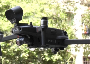 Polis guna dron untuk pantau pematuhan SOP PKP 3.0