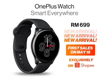 Jam pintar OnePlus Watch tiba dengan rasminya di Malaysia