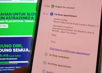Tak terima pengesahan, tapi ada pengguna sudah terima janji temu AstraZeneca, apa cerita?