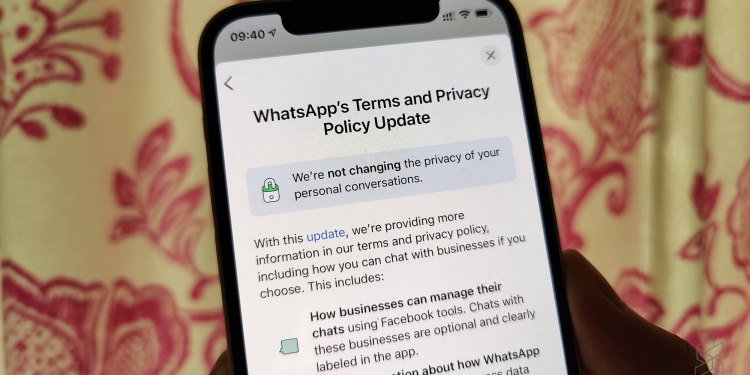 WhatsApp tidak akan sekat penggunaan jika tidak terima terma & syarat baharu