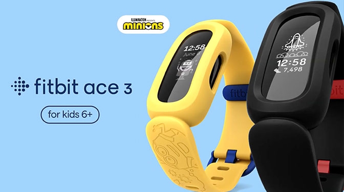 Fitbit Ace 3 edisi khas Minions, tampil dengan tali jam eksklusif beserta paparan skrin menarik
