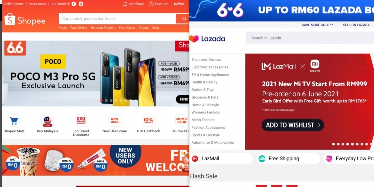 PROMO 6.6: Senarai promosi gajet menarik di Lazada & Shopee pertengahan tahun