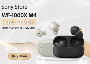 Tempahan awal Sony WF-1000XM4 dibuka dengan hadiah percuma bernilai RM399