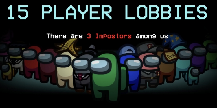 Among Us dikemaskini untuk dimain sehingga 15 orang, ada 3 imposter dalam satu kapal