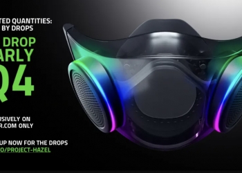 Razer sah akan jual topeng mukanya hujung tahun ini dengan kuantiti terhad