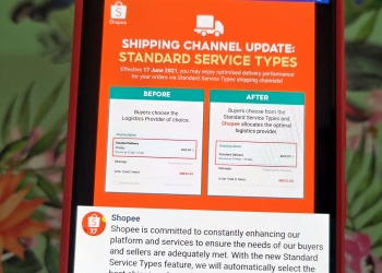 Shopee tidak lagi benarkan pembeli memilih syarikat penghantar mulai 17 Jun