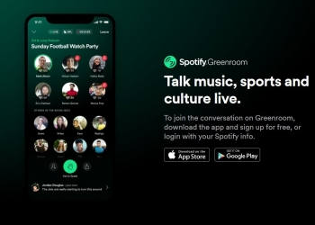 Spotify lancarkan pesaing Clubhouse yang bernama Greenroom