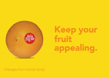 Pelekat ini mampu halang buah atau sayur rosak terlalu cepat dan ia buatan Malaysia