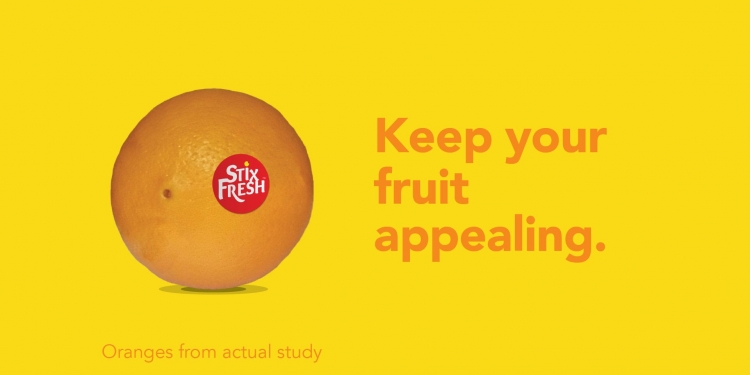 Pelekat ini mampu halang buah atau sayur rosak terlalu cepat dan ia buatan Malaysia