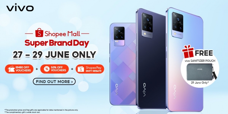 PROMO: Telefon Vivo serendah RM77 di Shopee Super Brand Day