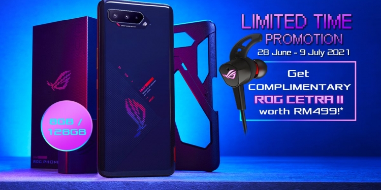 PROMO: Percuma ROG Cetra II bernilai RM499 dengan pembelian Asus ROG Phone 5