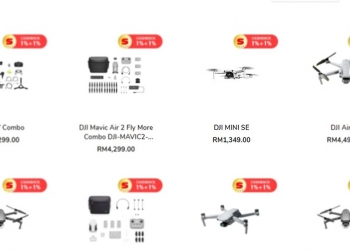 DJI Mini SE belum diumumkan, tapi sudah dijual di Malaysia