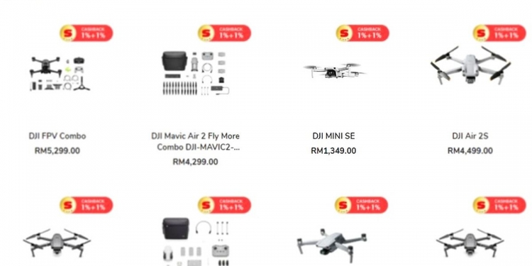 DJI Mini SE belum diumumkan, tapi sudah dijual di Malaysia