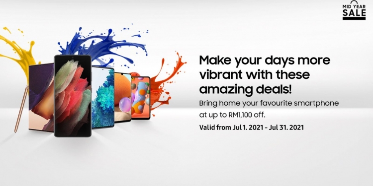 PROMO: Diskaun sehingga RM1,100 untuk telefon pintar di Jualan Pertengahan Tahun Samsung