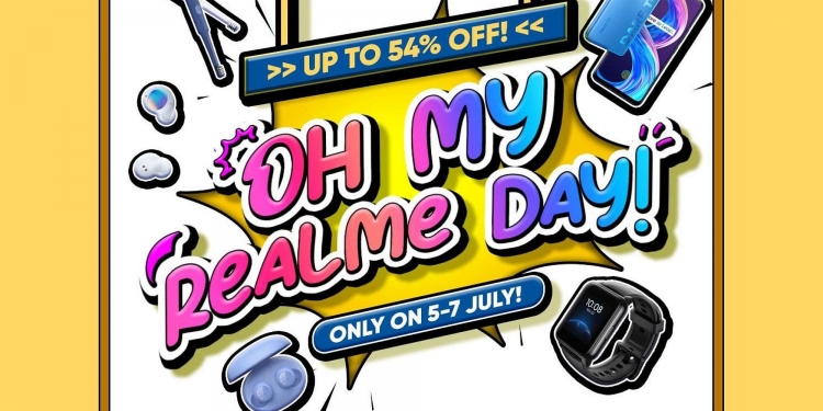 Oh My Realme 7.7 perkenal harga terendah buat pertama kali di Lazada dan Shopee