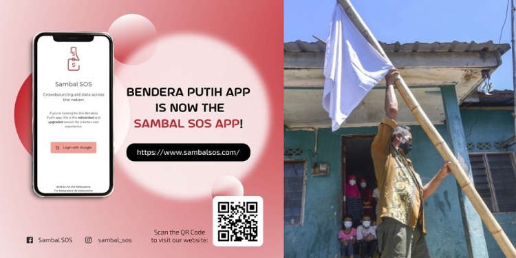 Sambal Sos dan Kita Jaga, dua saluran untuk periksa lokasi bendera putih