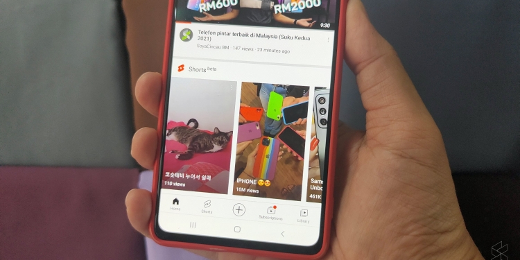 YouTube Shorts sudah boleh ditonton dan digunakan di Malaysia