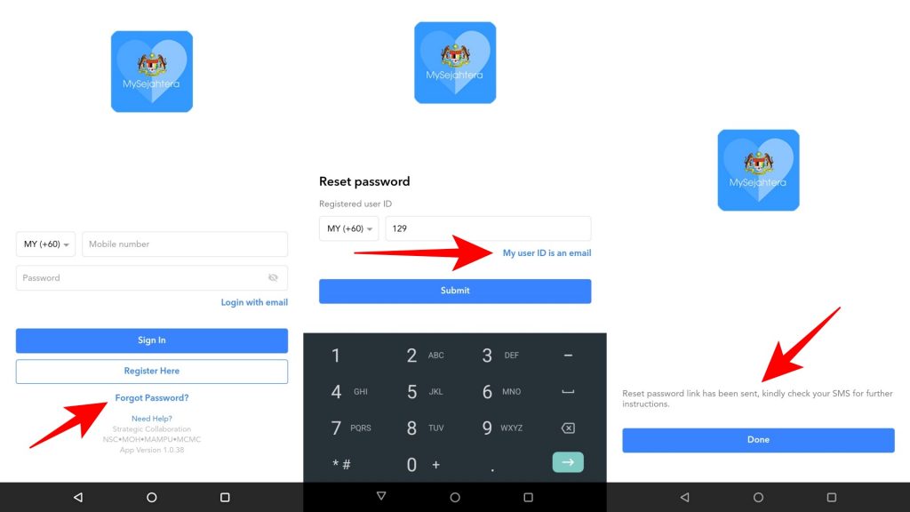 Cara untuk tetapkan semula kata laluan MySejahtera  SoyaCincau.com