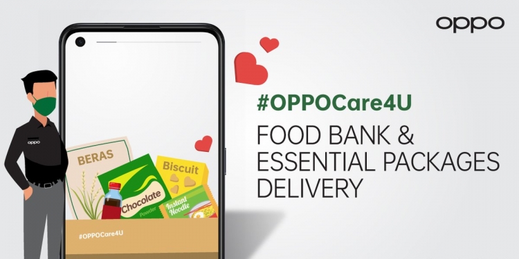 Oppo Care4u sedia bank makanan dan hulur bantuan makanan terus ke rumah
