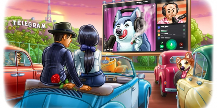 Sidang video di Telegram kini boleh disertai 1000 orang