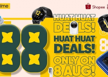 Bateri alkali dan alat kawalan Realme dijual lebih murah pada hari pertama jualan 8.8