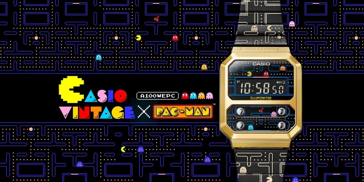 Casio lancar jam tangan retro bertemakan Pac-Man
