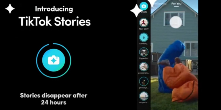 TikTok uji Stories, tampil dalam susunan menegak tak seperti di platform lain