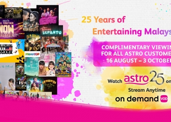 Astro beri siaran percuma sempena ulang tahun ke 25, lebih 150 rancangan terpilih untuk ditonton